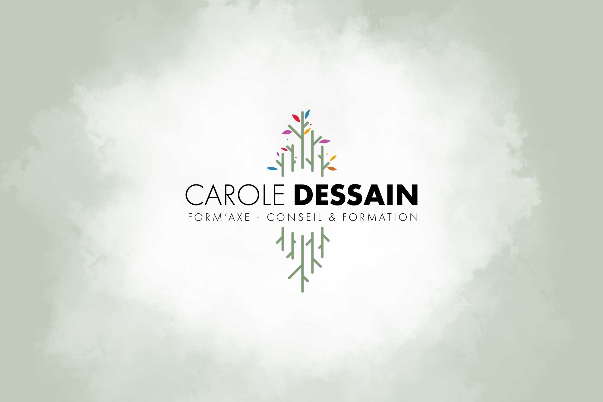 création de logo paris carole dessain